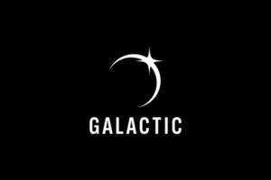 galactique logo vecteur icône illustration