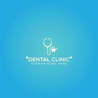 dentaire clinique logo vecteur