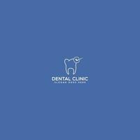dentaire clinique logo vecteur