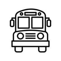autobus icône vecteur conception modèle dans blanc Contexte