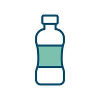 l'eau bouteille icône vecteur conception modèle dans blanc Contexte