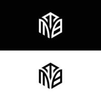 tmb hexagone logo vecteur, développer, construction, naturel, la finance logo, réel domaine, adapté pour votre entreprise. vecteur