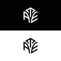 tae hexagone logo vecteur, développer, construction, naturel, la finance logo, réel domaine, adapté pour votre entreprise. vecteur