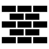 icône de glyphe de maçonnerie vecteur