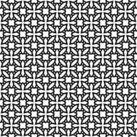 motif abstrait sans couture noir et blanc. arrière-plan et toile de fond. conception ornementale en niveaux de gris. vecteur