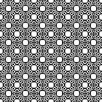 motif abstrait sans couture noir et blanc. arrière-plan et toile de fond. conception ornementale en niveaux de gris. vecteur