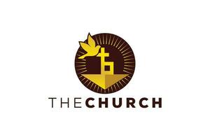 branché et professionnel lettre b église signe Christian et paisible vecteur logo