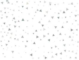 lumière argent triangulaire briller confettis Contexte. blanc de fête texture. vecteur