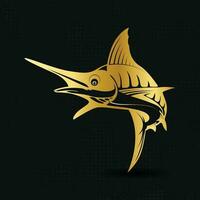 modèle de logo de pêche unique, icône de logo de pêche mémorable. illustration graphique vectorielle de pêche vecteur