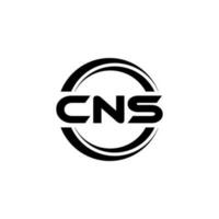 cns logo conception, inspiration pour une unique identité. moderne élégance et Créatif conception. filigrane votre Succès avec le frappant cette logo. vecteur