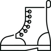 bottes symbole icône vecteur image. illustration de le démarrage chaussure chaussure conception image. eps dix