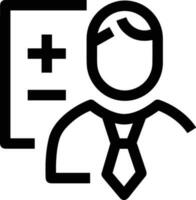 prof icône symbole vecteur image. illustration de le formation affaires école salle de cours icône conception image