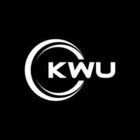 kwu logo conception, inspiration pour une unique identité. moderne élégance et Créatif conception. filigrane votre Succès avec le frappant cette logo. vecteur