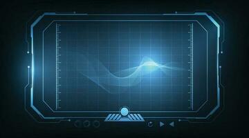 hud futuriste écran éléments concept. vecteur