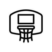 basketball bague icône ou logo vecteur isolé signe symbole adapté pour afficher, site Internet, logo et designer. haute qualité noir style vecteur icône. icône conception