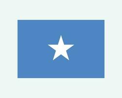 nationale drapeau de Somalie. somali somalien pays drapeau. fédéral république de Somalie détaillé bannière. eps vecteur illustration Couper déposer.