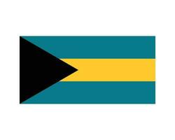 nationale drapeau de le bahamas. bahamien pays drapeau. Commonwealth de le Bahamas détaillé bannière. eps vecteur illustration Couper déposer.