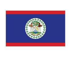 nationale drapeau de bélize. bélizien pays drapeau. Belize détaillé bannière. eps vecteur illustration.
