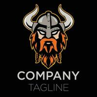 viking logo mascotte vecteur