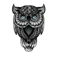 hibou illustration vecteur