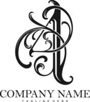 glamour nombre 4 ancien monogramme logo silhouette vecteur des illustrations pour votre travail logo, marchandise T-shirt, autocollants et étiquette conceptions, affiche, salutation cartes La publicité affaires entreprise