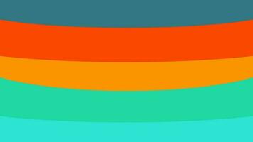 Orange vert bleu Facile nettoyer multicolore courbe abstrait Contexte illustration vecteur