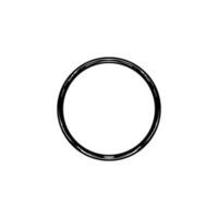 Zen cercle icône symbole. esthétique cercle forme pour logo, art cadre, art illustration, site Internet ou graphique conception élément. vecteur illustration