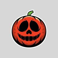 content Halloween citrouille illustration vecteur