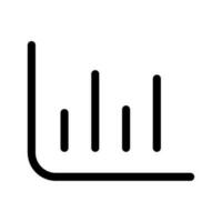 Statistiques icône vecteur symbole conception illustration