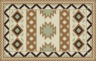 ethnique géométrique. sans couture modèle. mexicain couverture, tapis. tissé tapis illustration. vecteur