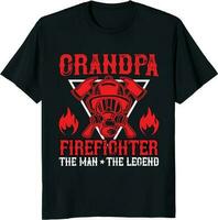 marrant sapeur pompier T-shirt conception, états-unis sapeur pompier T-shirt ,pompier T-shirt vecteur