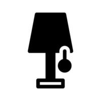 lampe icône vecteur symbole conception illustration