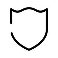 bouclier icône vecteur symbole conception illustration