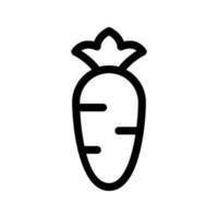 carotte icône vecteur symbole conception illustration