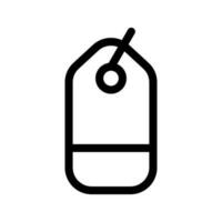 étiquette icône vecteur symbole conception illustration