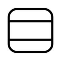échelle horizontal icone icône vecteur symbole conception illustration