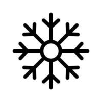 neige icône vecteur symbole conception illustration