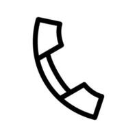 Téléphone icône vecteur symbole conception illustration