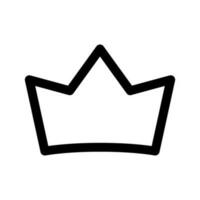 couronne icône vecteur symbole conception illustration