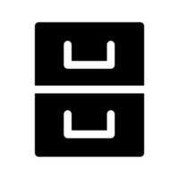 dossier icône vecteur symbole conception illustration