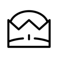 couronne Roi icône vecteur symbole conception illustration