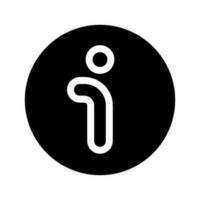 information icône vecteur symbole conception illustration