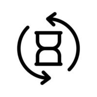 En traitement icône vecteur symbole conception illustration