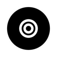 CD icône vecteur symbole conception illustration