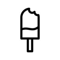 la glace bonbons icône vecteur symbole conception illustration