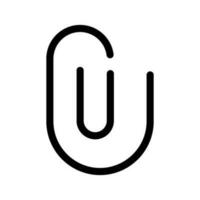 attachement icône vecteur symbole conception illustration