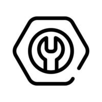 un service icône vecteur symbole conception illustration