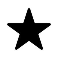 étoile icône vecteur symbole conception illustration