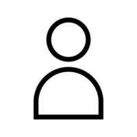 profil icône vecteur symbole conception illustration