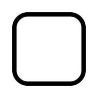 carré icône vecteur symbole conception illustration